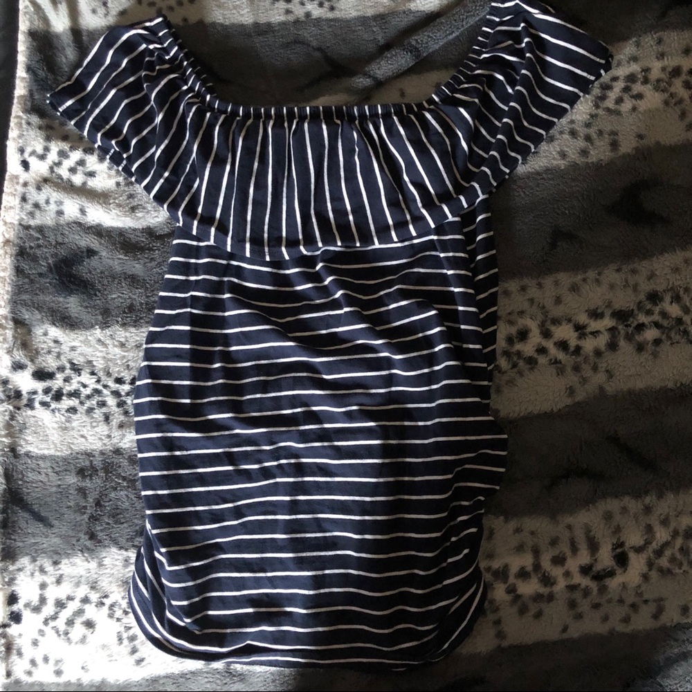 Off the Shoulder Maternity Top